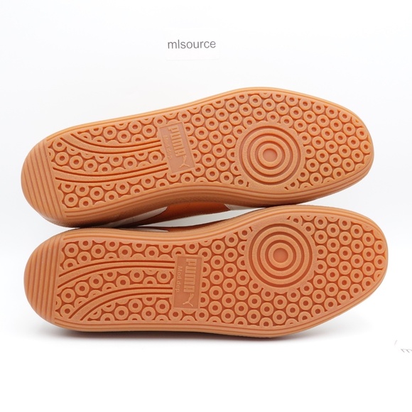 NEW Size 12 Men's PUMA Palermo Squid Game Leather Sneakers 401074-01 Warm White - Picture 8 of 8